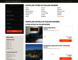 hotels-italian-riviera.com screenshot