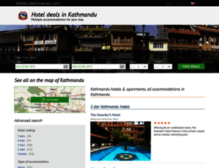 hotels-kathmandu.com screenshot