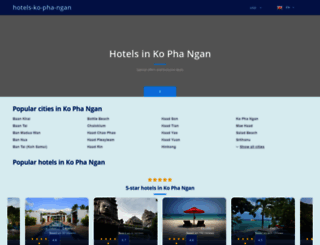 hotels-ko-pha-ngan.com screenshot