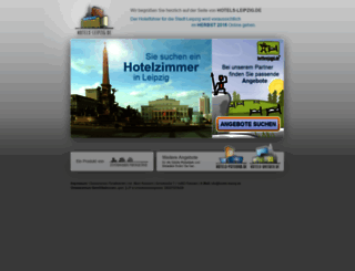 hotels-leipzig.de screenshot