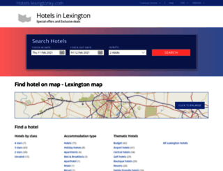 hotels-lexingtonky.com screenshot