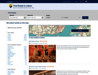 hotels-lisbon.net screenshot