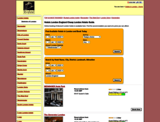hotels-london-hotel.com screenshot