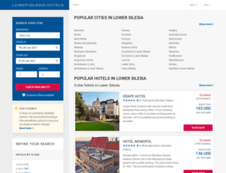 hotels-lower-silesia.com screenshot