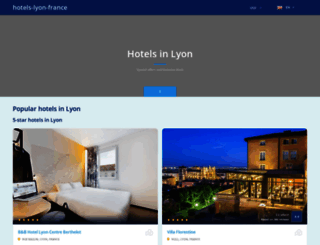 hotels-lyon-france.com screenshot