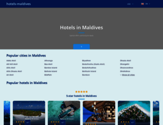 hotels-maldives.com screenshot