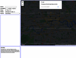 hotels-map.com screenshot