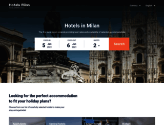 hotels-milan.info screenshot