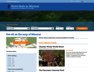 hotels-munnar.com screenshot