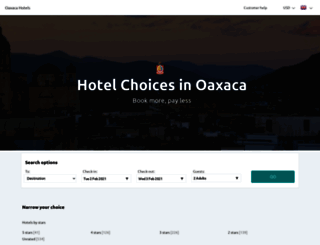 hotels-oaxaca.com screenshot