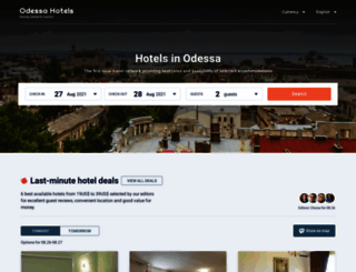 hotels-odessa-ua.com screenshot