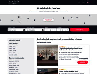 hotels-of-london.com screenshot