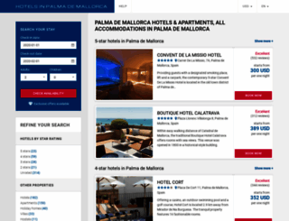 hotels-palmademallorca.com screenshot