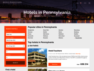 hotels-pennsylvania.com screenshot