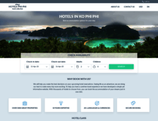 hotels-phi-phi.com screenshot