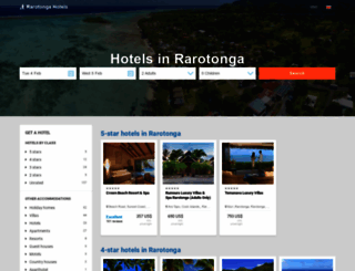 hotels-rarotonga.com screenshot