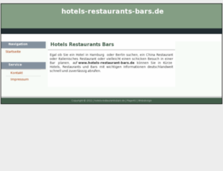 hotels-restaurants-bars.de screenshot