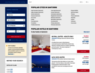 hotels-santorini-greece.com screenshot