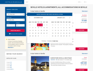 hotels-seville.net screenshot