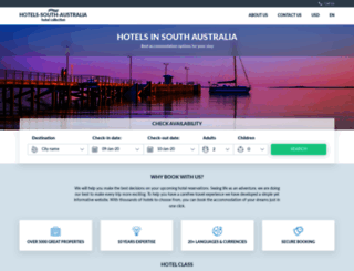 hotels-south-australia.com screenshot