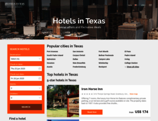 hotels-texas.com screenshot