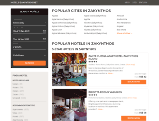hotels-zakynthos.net screenshot