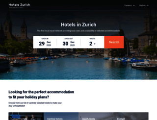 hotels-zurich.org screenshot
