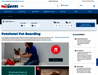 hotels.petsmart.com screenshot