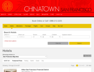 hotels.sanfranciscochinatown.com screenshot