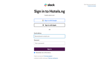 hotels.slack.com screenshot