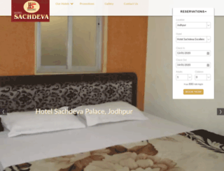 hotelsachdeva.com screenshot