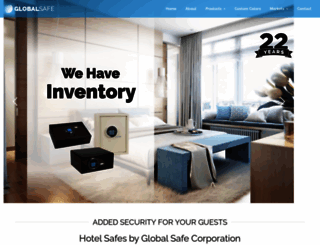 hotelsafes.com screenshot