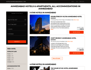 hotelsahmedabadindia.com screenshot