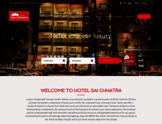 hotelsaichhatra.com screenshot