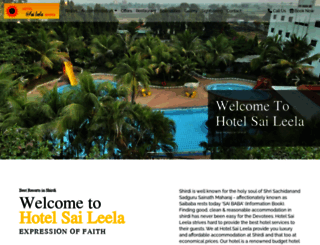 hotelsaileela.com screenshot