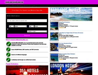 hotelsandmotelsnearme.com screenshot