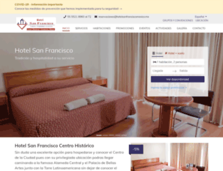 hotelsanfranciscomexico.mx screenshot