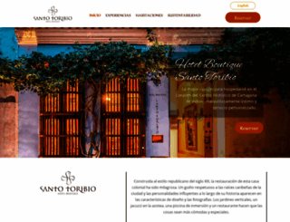 hotelsantotoribio.com screenshot