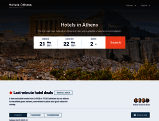 hotelsathens.org screenshot