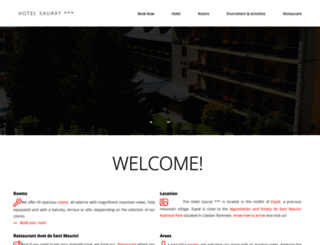hotelsaurat.com screenshot