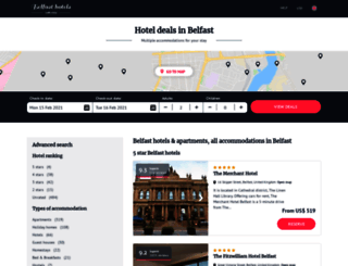 hotelsbelfastcity.com screenshot