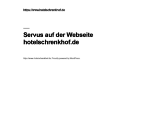 hotelschrenkhof.de screenshot