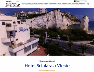 hotelscialara.it screenshot