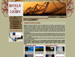 hotelscochin.com screenshot