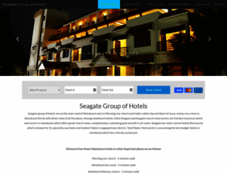 hotelseagate.co.in screenshot