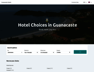 hotelsguanacaste.com screenshot