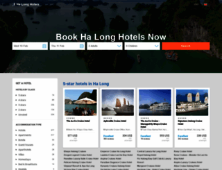 hotelshalong.com screenshot