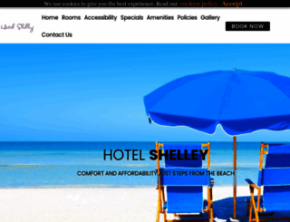 hotelshelley.com screenshot