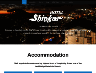 hotelshingar.com screenshot