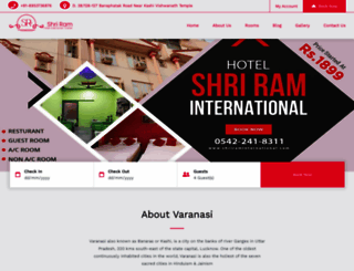 hotelshriraminternational.com screenshot